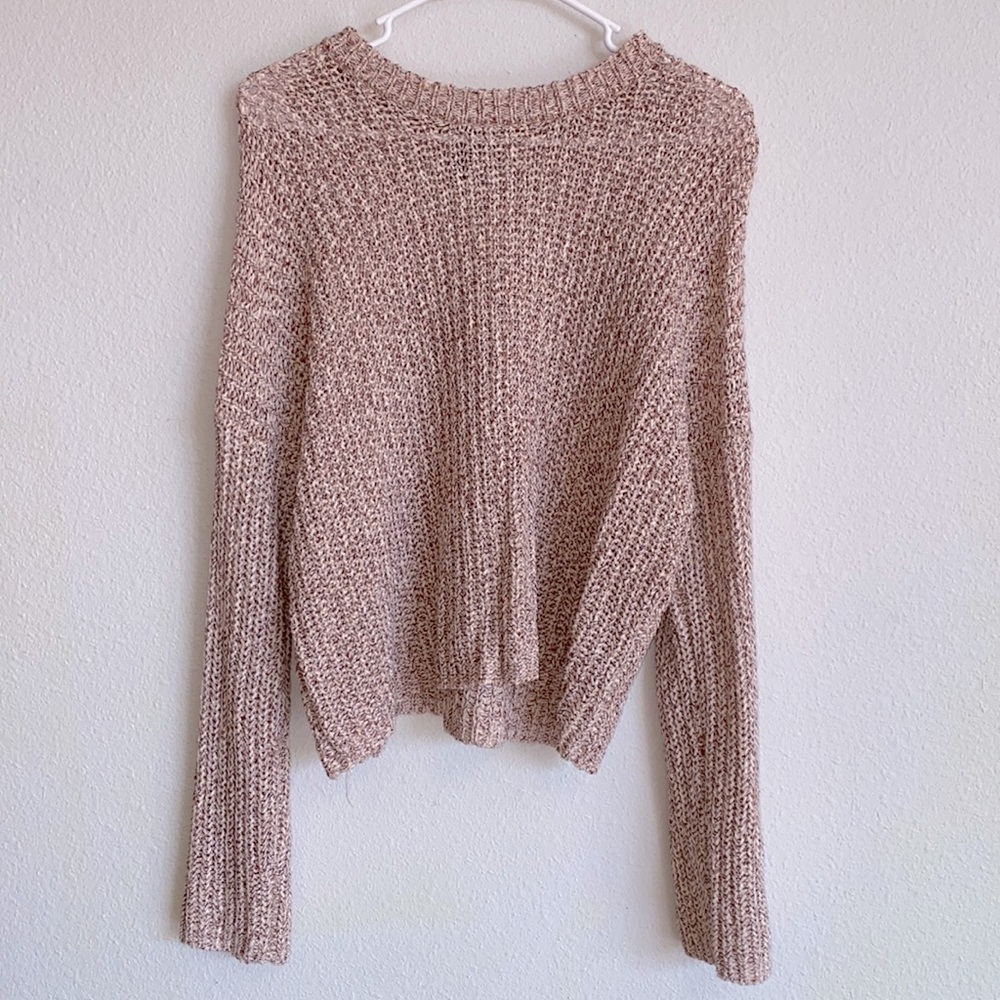 NWOT Moon&Madison Cable Knit Crew Neck Sweater